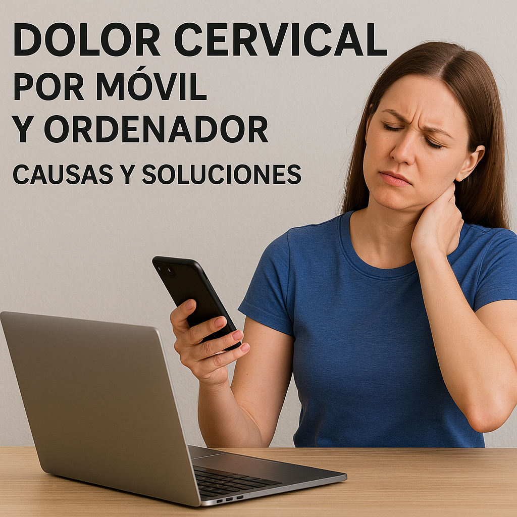 dolor cervical por móvil